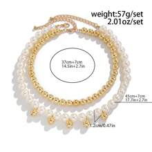 1 pièce Collier pendentif avec coquillage, étoile de mer et conque, chaîne de clavicule en perles fausses CCB minimaliste pour femmes