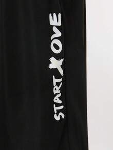 Conjunto Deportivo Para Hombres Camiseta Y Pantalones Cortos, Traje Deportivo Y Chándal - Rojo - Ver 4