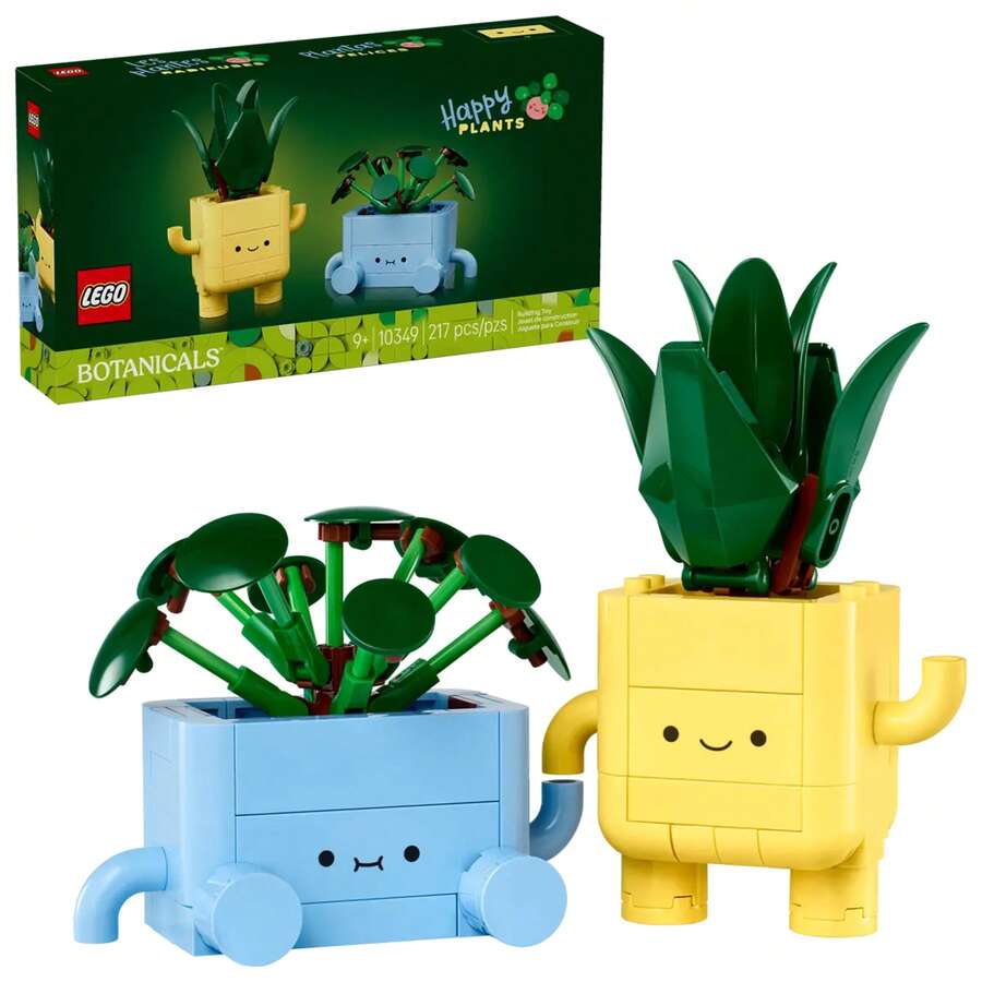 LEGO 10349 Botanicals Happy Plants Toy For Kids 9+