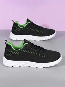 Men's Running Sneakers, Thick Sole, Ultra-Light, Comfortable Soft Bottom Shock Absorbing Casual Shoes, Plus Size Work Shoes, Mesh Fabric ,Gym