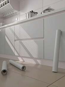 1 rotolo di carta da parati in PVC grigio opaco, impermeabile, rimovibile, per decorare e ristrutturare soggiorno, camera da letto, cucina e bagno