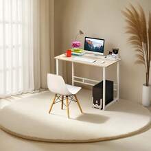 2/1pc Computer Desk, Office Work Desk, 31.49*15.74*28.14 Inches, Suitable For Study, Bedroom, Home Office, Living Room. - Multicolor - View 4