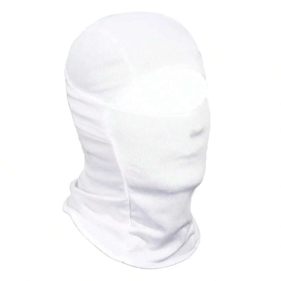 Pasamontañas Máscara de Esquí Cubierta Completa para Hombres y Mujeres Máscara Facial Completa Transpirable para Esquí Deportes al Aire Libre - Blanco - Ver 1