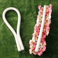 6pcs Premium White Floral Foam Stick - DIY Wedding Flower Arrangement Base, Solid Cylindrical Sponge, Flower Arrangements Polystyrene Foam Flowers Tubing Foam Rods, Perfect For Wedding Decor, Wedding Arches, Event Party Decorations, Home Decor And Rome Decor
