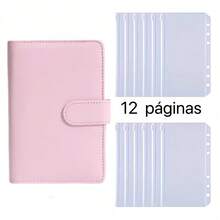 A6 Monochrome Binder For Notebook And Accounts - Rosa - Ver 1