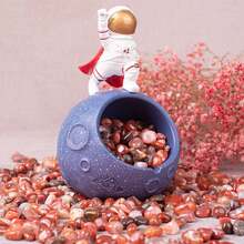 QYDCX طقم من الأحجار الكريمة المصقولة والحصى والبلورات بالجملة مناسبة للشفاء والريكي والتأمل والطقوس الساحرة وديكور المنزل - عقيق أحمر 0.5-1 بوصة - مشاهدة 6