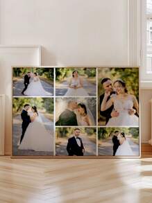 1pc Framed Custom Canvas Prints With Your Photos Collage Idea, Personalized Canvas Pictures For Wall To Print,Custom Family Wedding Baby Pet Dog Photo To Canvas, Valentine Day, Valentine Day Decor High-Quality,Stylish Custom,Personalized,Unique Ideal Gifts For Her Boyfriend,Girlfriend For Valentine's Day,For Anniversaries,For Weddings Living Room,Home Birthday Graduation,Multi-Functional,Ornamental,Reusable,Exquisite,Stylish,High-Quality,Colorful,Modern,Custom,Personalized,Unique,Ideal Gifts For Him,Ideal Gifts For Her,Boyfriend,Dad,Girlfriend,Mom,Family,Friends,Tea Room,Home,Garden,Office,For Anniversaries,For Valentine's Day,For Mother's Day,For Birthdays,For Father's Day,For Graduation,For Weddings,For Housewarming,Slow Summer Living