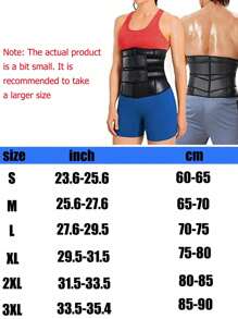 1pc Waist Trimmer Belt, Neoprene Ab Waist Trainer Corset, Sweat Enhancer Slimming Body Shaper Waist Cincher Exercise Waist Belt Suitable For Workout Home Sports And Walk
