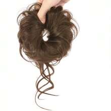 1pc Slouchy Style Long Curly Claw Ponytail Hairpiece, Ancient Hair Bun, Elastic Scrunchie, Natural-Looking Voluminous Hair Extension Claw Clips Hair Clips Hair Jaw Clip Hair Clamps Hair Clutch Hair Catcher Clip Fall Winter Hair Accessories For Women For Vacation Outfits Woman - Multicolor - View 23