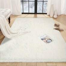 Large Shaggy Rug Fluffy Rugs Bedroom Living Room Soft Carpet Floor Mat 230X160CM - Beige - View 9