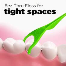 Flossers Angulado Menta 75 cepillos dentales hilo dental angulado menta set 75 piezas cuidado oral portátil limpieza profunda salud higiene accesorios tecnología recomendada presentación económica - Hilo dental en ángulo - Ver 4