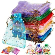 50/100pcs/Pack, 10x15cm Hollow Mesh Drawstring Bags, Suitable For Birthday, Wedding, Bachelorette Party Gifts, Holiday Gift Packaging, Jewelry Storage Pouches
