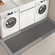 1pc Simple Color Kitchen Mat, Quick Drying Pad - Bathroom, Living Room, Hotel, Easy To Clean, Washable, Carpet, Kitchen Accessory