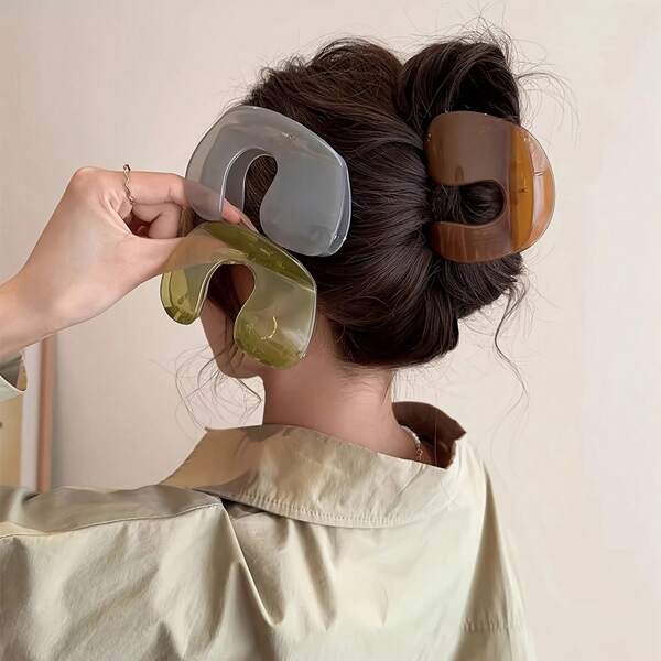 Fermaglio a forma di U per capelli, fermagli per capelli da donna per racconciare i capelli, fermagli per capelli, nuovi accessori per capelli alla moda del 2025, fermaglio per capelli a forma di leopardo per racconciare, accessori per capelli come regalo di compleanno