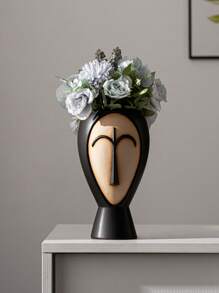 1 Peça Vaso de Flor em Estilo Vintage de Cerâmica, Vaso Decorativo Criativo, Acessório de Decoração de Mesa, 2 Tamanhos, Adequado para Decoração de Casa, Quarto, Hotel, Restaurante, Presente de Formatura, Lembrança de Casamento