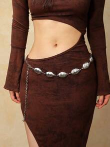 新款时尚朋克风格链条腰带，百搭装饰，适合裙子和裤子夏季 - A - 查看 7