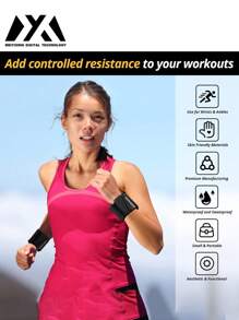 MEIYIXING MEIYIXING Wrist Weights Set Of 2, Adjustable SiliconeWorkout Weights For Women And Men,Wearable Ankle/Wrist Weights Suitable ForYoga, Dance, Pilates, Pool Exercises AndJogging, 2lb