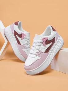 Fashionable Breathable Durable Roller Skate Shoes With Removable Wheels, Enhancing Stability, Suitable For Daily Use And Teenagers Sports - Pink - View 8