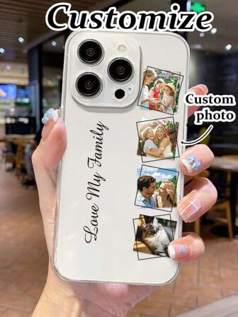 1 pièce Étui de téléphone protecteur transparent coloré personnalisable en 4 panneaux, antichoc, compatible avec 16, 16 Pro Max, XR, 7/8, 15 Pro Max, 12 Pro Max, 13 Pro Max, 14 Pro Max, 13, 14, 11, 12, P14, P11, P12, XS, XR, 7/8, 7/8+ ; Compatible avec A13, 4G, A22, A21S, A51, 4G, A52, S22 Ultra, A33, 5G, A53 ; Convient pour Redmi 10, Redmi Note 11, 4G, Redmi 11 Lite, A5, 3TPU, A14, A23, S23 Ultra, S24, A14, A15, S23, A73, S25/S25 Ultra, téléphones Redmi