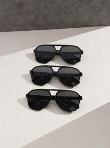 3 Brille Damen Acryl Boho Pilz Modell in Schwarz, ideal für Urlaubsausflüge und als Urlaubsgeschenk
