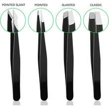 THE For Women Facial Hair (4 Pack) Tweezer For Men Eyebrow, Professional Stainless Steel Tweezer Set Heavy Duty Stocking Stuffers Splinter And Ingrown Hair Removal - 1 - View 5