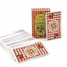 Juego de baraja de Tarot de lujo y femenina inspirado en la trattoria italiana - Entretenimiento sofisticado para fiestas de cena y cumpleaños con temática gourmet