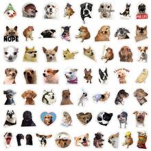 55pcs/Pack Cute & Funny Puppy MEME Vintage Aesthetic Stickers, Adorable Cartoon Interesting Aesthetic Label Stickers For Scrapbooking, Self-Adhesive Stationery, Envelopes, Guitars, Instruments, Decorations, Holiday Gifts, Teenage Party Supplies, Rewards, Motivation, New Year, Winter