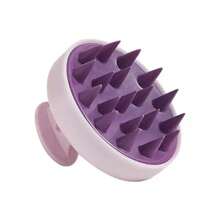 1pc Cute Candy Color Soft Silicone Shampoo Massage Brush, Scalp Massager Shower Hair Brush, Head Massage Device For Stress Relief, Hair Growth Stimulation, Dandruff & Exfoliation, Dual Use For Wet Or Dry, Gentle On Scalp, Suitable For Men And Women,Hair Clips,Hair Accessories, Back To School Supplies