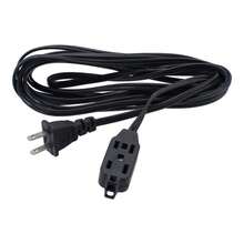 Extensión Electrodoméstica Negra Adir – Cable Eléctrico Práctico para Uso Diario - Negro - Ver 3