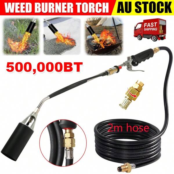 Portable Killer Style Grass Shrub Garden Kill Burner Butane Gas Torch Kit Set