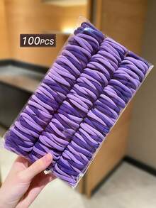 100 chiếc dây buộc tóc co giãn đơn giản nhiều màu sắc, độ co giãn cao, kiểu dáng thường ngày đa năng, phụ kiện tóc nữ, phù hợp cho tóc đuôi ngựa và tóc tết. Thích hợp cho trang phục thường ngày và ngoài trời, phụ kiện tóc bốn mùa, đồ dùng học tập, phụ kiện nữ. Dây buộc tóc, phụ kiện đội đầu, đồ dùng thể thao, chạy bộ, dây chun. - Nhiều màu - Xem 8