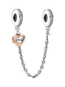 Disney 1 Piece Of 925  Sterling Silver Pendant Bead Necklace, Suitable For The Original DI.Y Bracelet, Women's Birthday Engagement Fashion Jewelry Gift Hot-Selling Style.