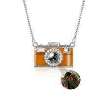 Custom Photo Projection Camera Necklace Personalized Projection Necklace With Picture Inside Customized Picture Necklace Jewelry Gifts For Women Mom Girlfriend Wife