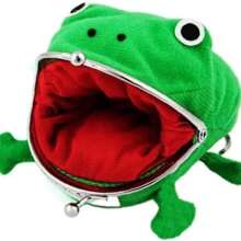 Plush Frog Coin Wallet Anime Wallet Halloween Role Playing Theme Party Gift For Women Wallet Mini Wallet Purse Wallet