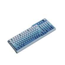 HP 有線鍵盤K360 時尚拼色按鍵 舒適手感 耐磨ABS鍵帽 人體工學設計 鍵線分離 即插即用 相容性強 漸變藍