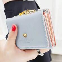 New Mini Short Women Wallets High Quality Coin Pocket Luxury Female Purses Card Holder Photo Holder Cute Wallet For Girls For Women Money Wallet Mini Wallet Purse Wallet Small Wallet