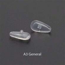1pc Silicone Nose Pad With Air Cushion, Screw-Lock Adjustable Nose Pad For Glasses