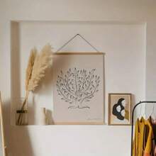 3er-Set Wandkunst im Matisse-Stil - Ungerahmte Vintage- & Minimalistische Drucke, geeignet für Wohnzimmer, Schlafzimmer, Homeoffice - Blätter-Muster Landschaftsplakate