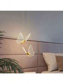 Butterfly LED Chandelier/Interior Lighting 3 Color Chandelier - Gold - View 3
