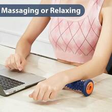 Foot Massage Roller For Plantar Fasciitis Relief Portable Reflexology Tool Pressure Point Massage Rollers Deep Tissue Massages For Relieving Feet Arch Heel Pain Myofascial Pain Syndrome As Shown In Fig - NavyBlue - View 6