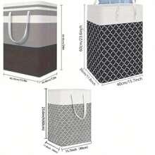 1pc Black 75L Large Freestanding Laundry Basket With Extended Handles Coating Cloth Tall Collapsible Laundry Hamper Gray Dirty Clothes Laundry Organization And Storage Toy Storage Bag For Laundry Room Dorm Home Family Bathroom Bedroom Accessories, Laundry Baskets Large Capacity Collapsible Laundry Baskets, Fabric Storage Laundry Bags, Laundry Baskets, Fabric Storage Bins, Foldable Dirty Laundry Baskets.