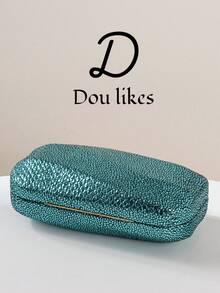 Glitter Clutch Bag, Women's Elegant Evening Party Handbag, Suitable For Formal Occasions, Weddings, Parties. Fashionable And Classy Box-Shaped Evening Bag, Suitable For Women To Use In Various Formal And Dining Gathering Occasions, Also A Perfect Gift For Women