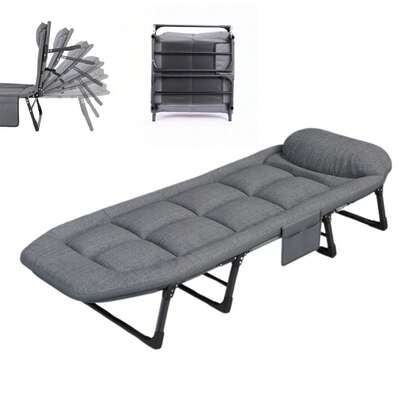 MAGIC SELECT Cama de Camping Acolchada. Cama para Acampar Plegable (200x63cm)
