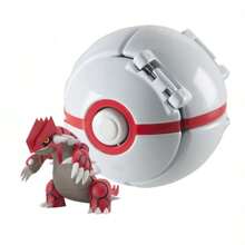 pokemon 1 set/2 pezzi 1 Pokeball + 1 Giocattolo modello Pokemon, Pallina Sorpresa Pokemon con animale domestico che salta fuori, Giocattolo da collezione divertente, Perfetto come regalo di compleanno, Souvenir per feste