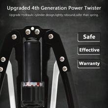 [LIMITED TIME ] Arm Exerciser, Arm Muscle Training Machine, Adjustable Hydraulic Pressure 22-440lbs, Power Twister Bar Adjustable Fitness Equipment For Men And Women-Exercise Biceps, Pectoral Muscles - Red - View 4