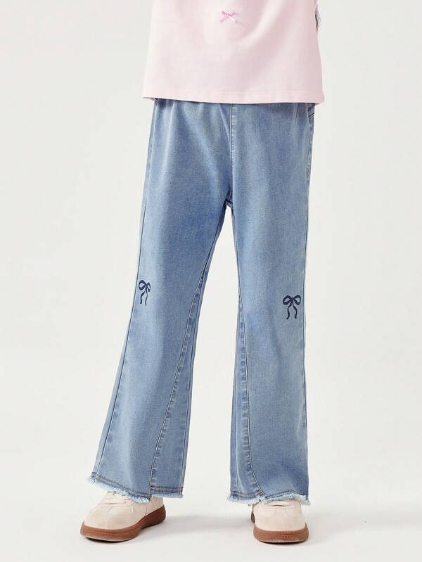 mini bala Mädchen Schlagjeans - Kühlende & antibakterielle Wirkung - Dehnbares Denimmaterial für Komfort