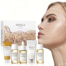 Set de cuidado de la piel de Centella Asiática de Madagascar- Esencia + Aceite Limpiador + Leche Limpiadora- Caja básica de cuidado de la piel, set de regalo, regalo para mujer