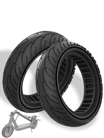 GLDYTIMES GLDYTIMES 8.5 X 2.0 Inches Electric Scooter Gotrax Tire 50/75-6.1 Solid Tire Fit For Gotrax Gxl V2/XR Apex Xl~Hiboy S2 Max Pro~Hover 1~AOVOPRO ES80~, 8 1/2" Tyre Anti-Explosion Replacement Wheel