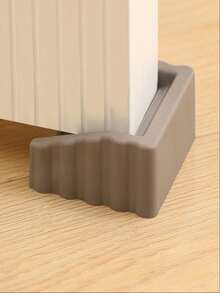 1pc Multifunctional Creative Two-Way Anti-Collision And Windproof Door Stopper, No Punching Plastic Matte Surface Wedge, Door Stopper, Anti-Collision Door Stopper, Available In 4 Colors, Exquisite Gift - Multicolor - View 6