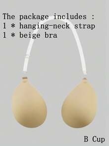 ideaCCSZ 1件/2件装隐形无肩带露背文胸，粘性硅胶聚拢文胸，适合露背连衣裙，可重复使用的文胸罩杯，适合A B C D E F罩杯。 - 黑色 - 查看 22